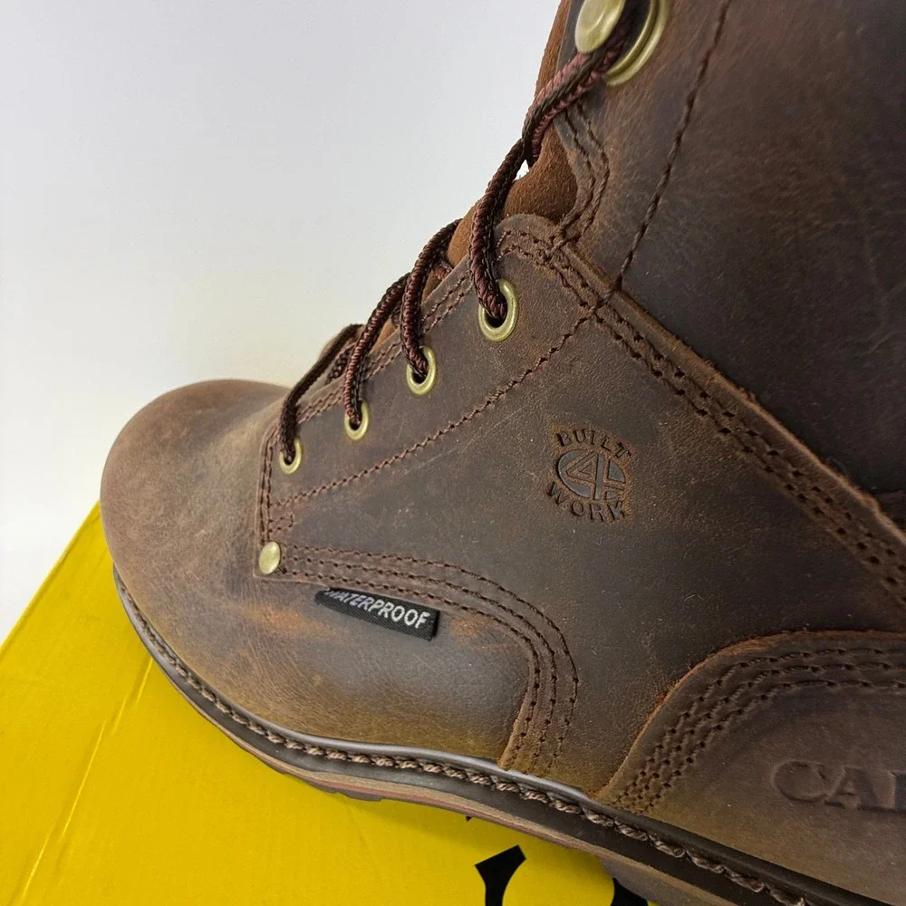 Carolina CA8508 Men 9 Inch Broad Toe Insulated‎ Waterproof Logger Boots 10 2E